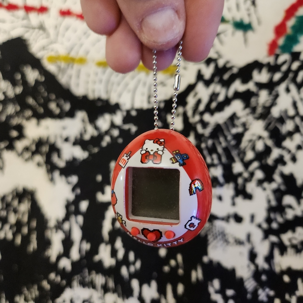HELLO KITTY Mini Keychain Tamagotchi
